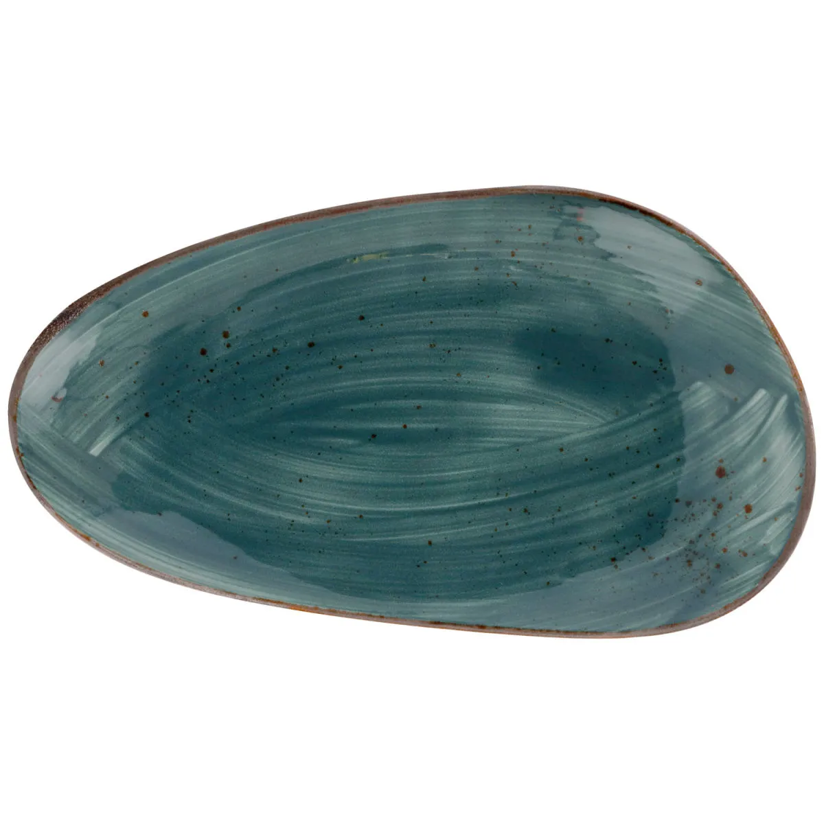 6x VEGA Piatto Nebro forma organica; 17x10x3 cm (LxLxH); blu; 6 pz. / Pacco - immagine 1