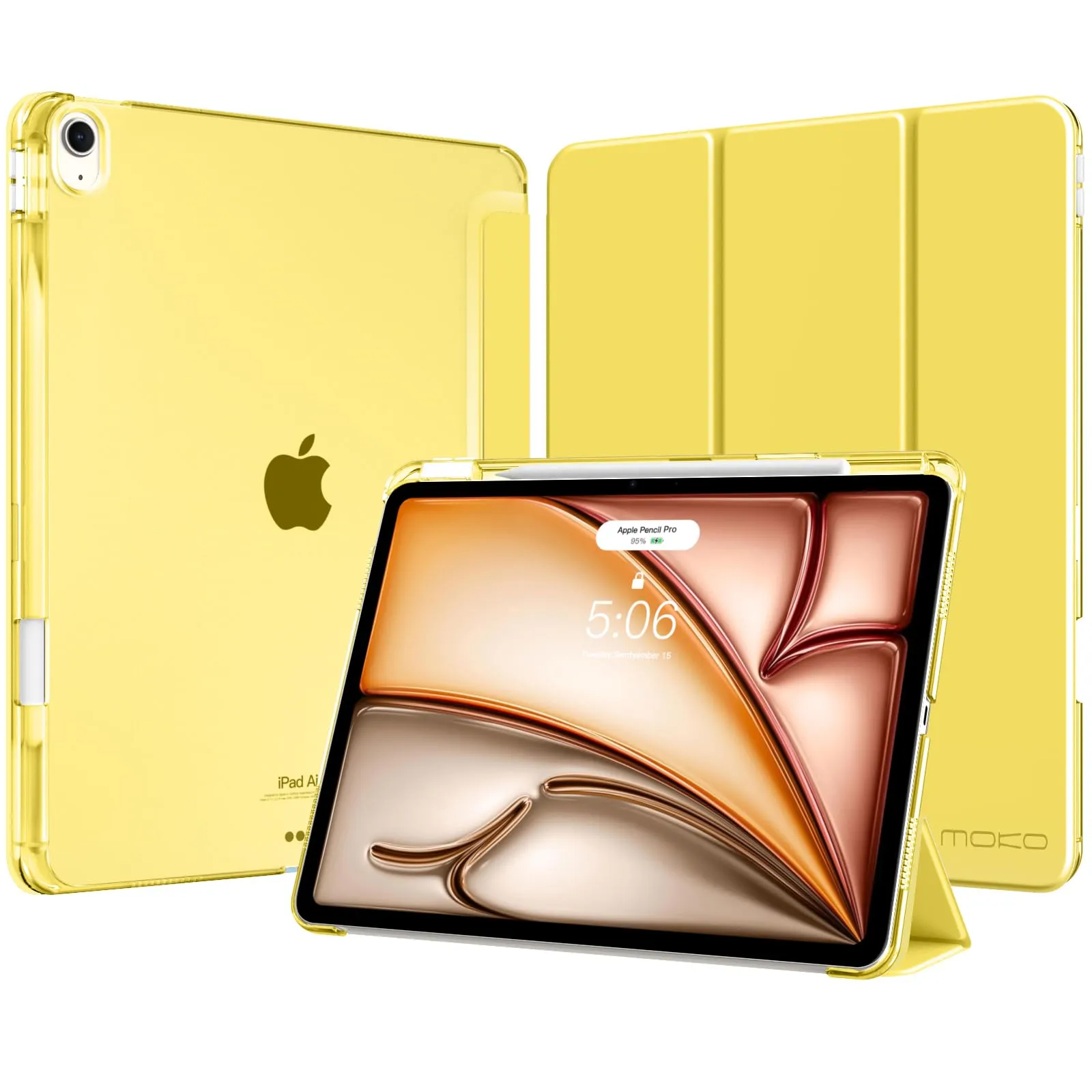 MoKo Cover per iPad Air 13 Pollici Case (M4/M3/M2) con Portapenna - immagine 1