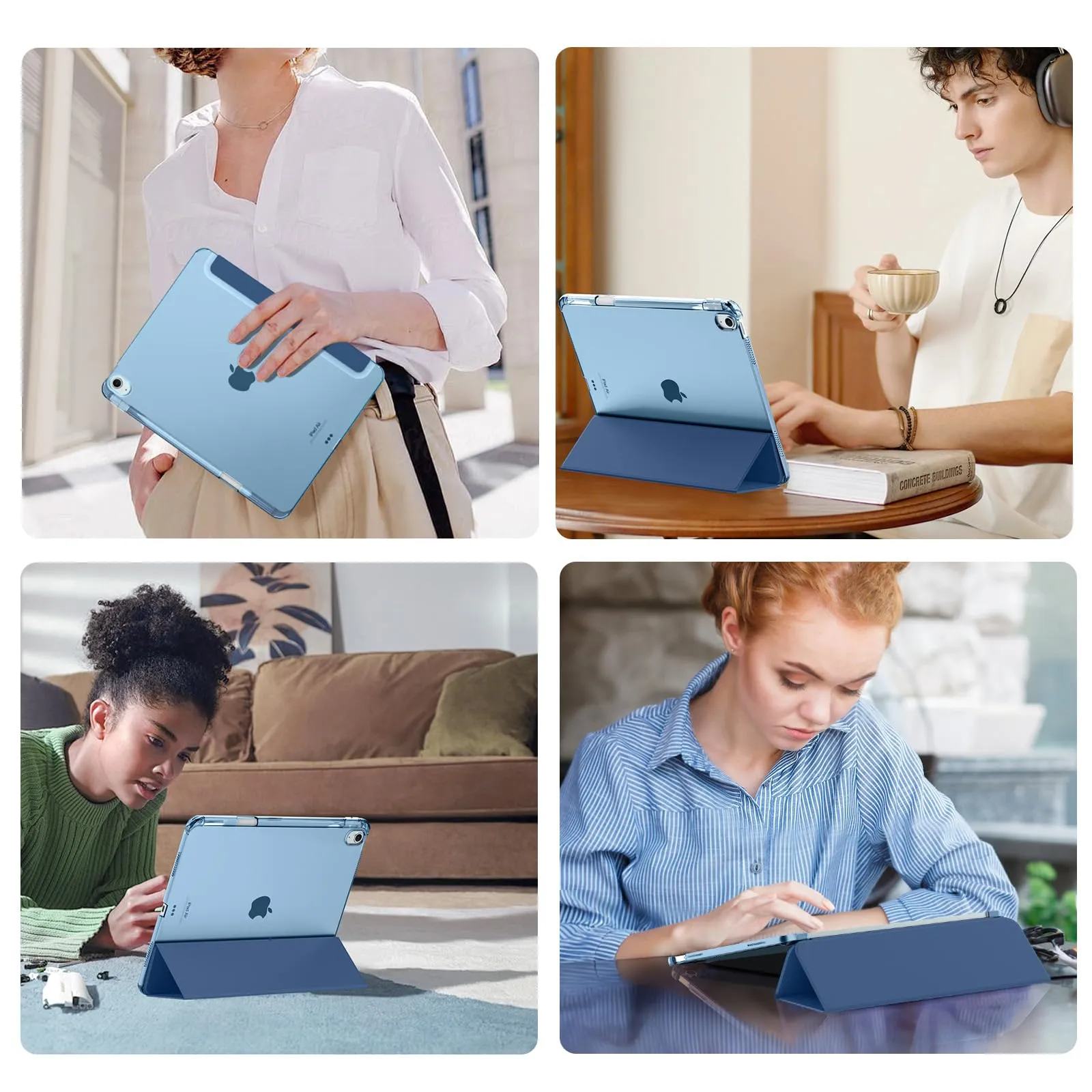 MoKo Cover per iPad Air 13 Pollici Case (M4/M3/M2) con Portapenna - immagine 9