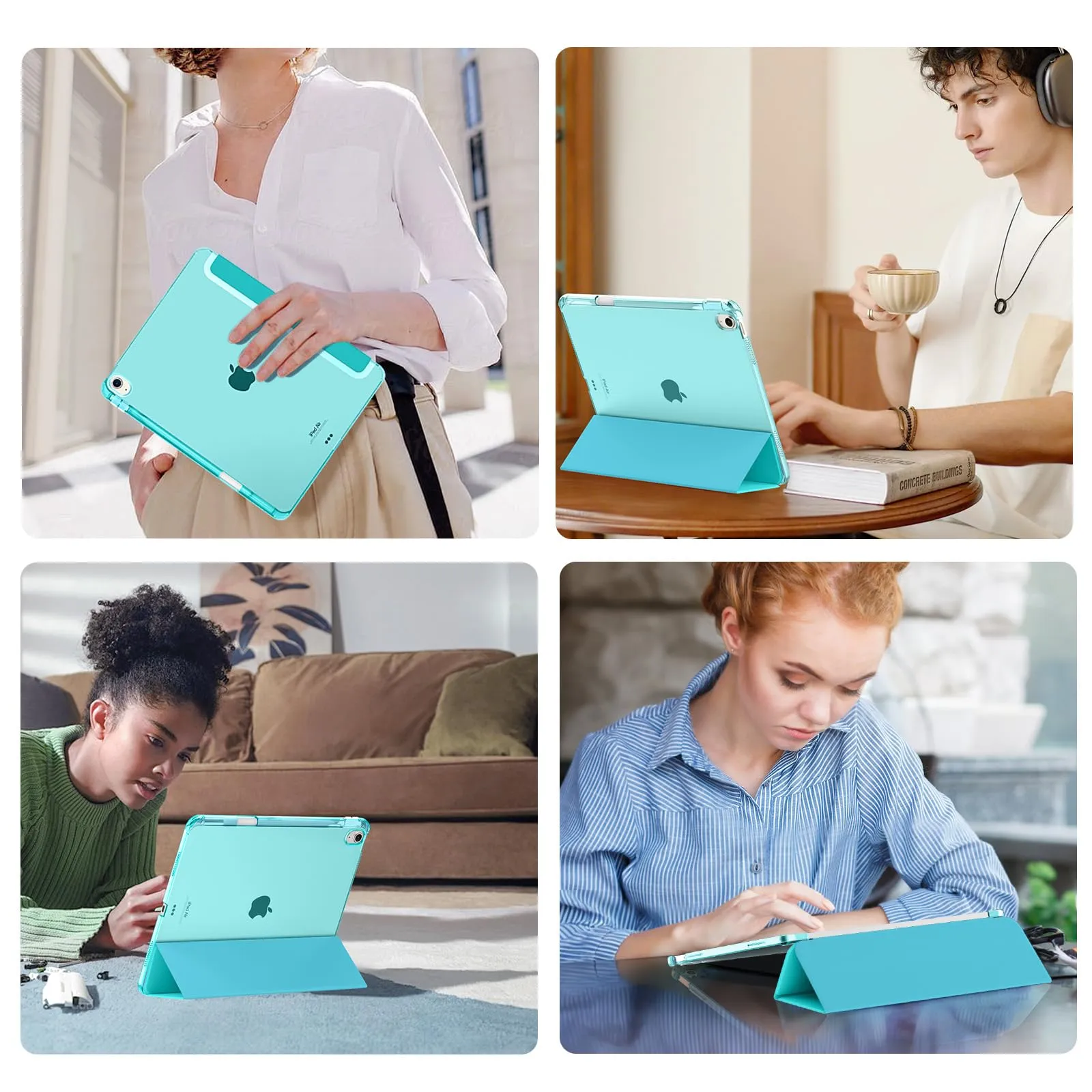 MoKo Cover per iPad Air 13 Pollici Case (M4/M3/M2) con Portapenna - immagine 9