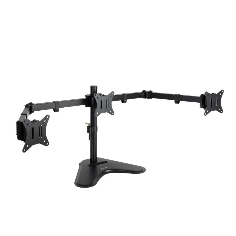 TooQ DB1704TN-B supporto da tavolo per Tv a schermo piatto 68,6 cm (27") Nero Scrivania - immagine 1