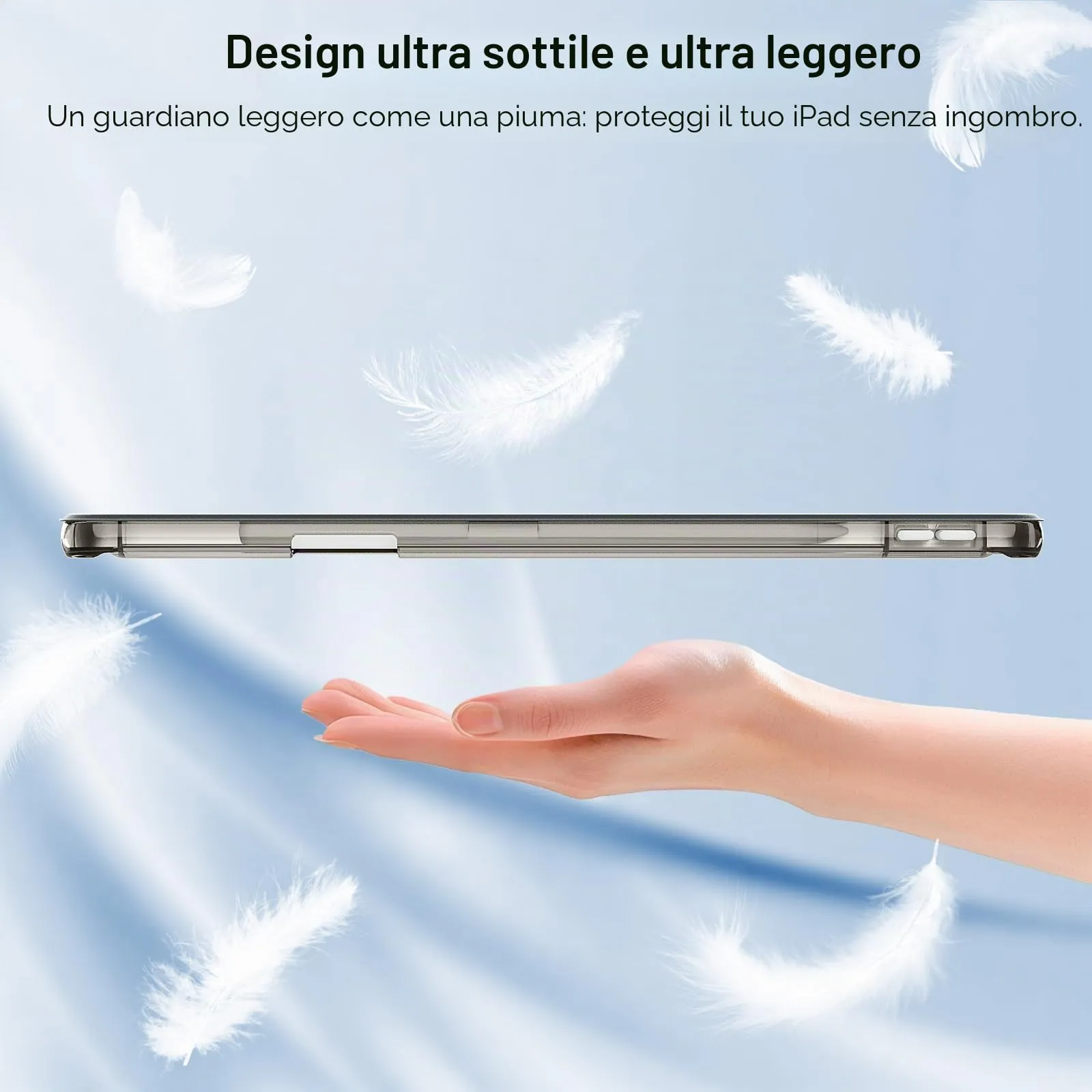 MoKo Cover per iPad Air 13 Pollici Case (M4/M3/M2) con Portapenna - immagine 8
