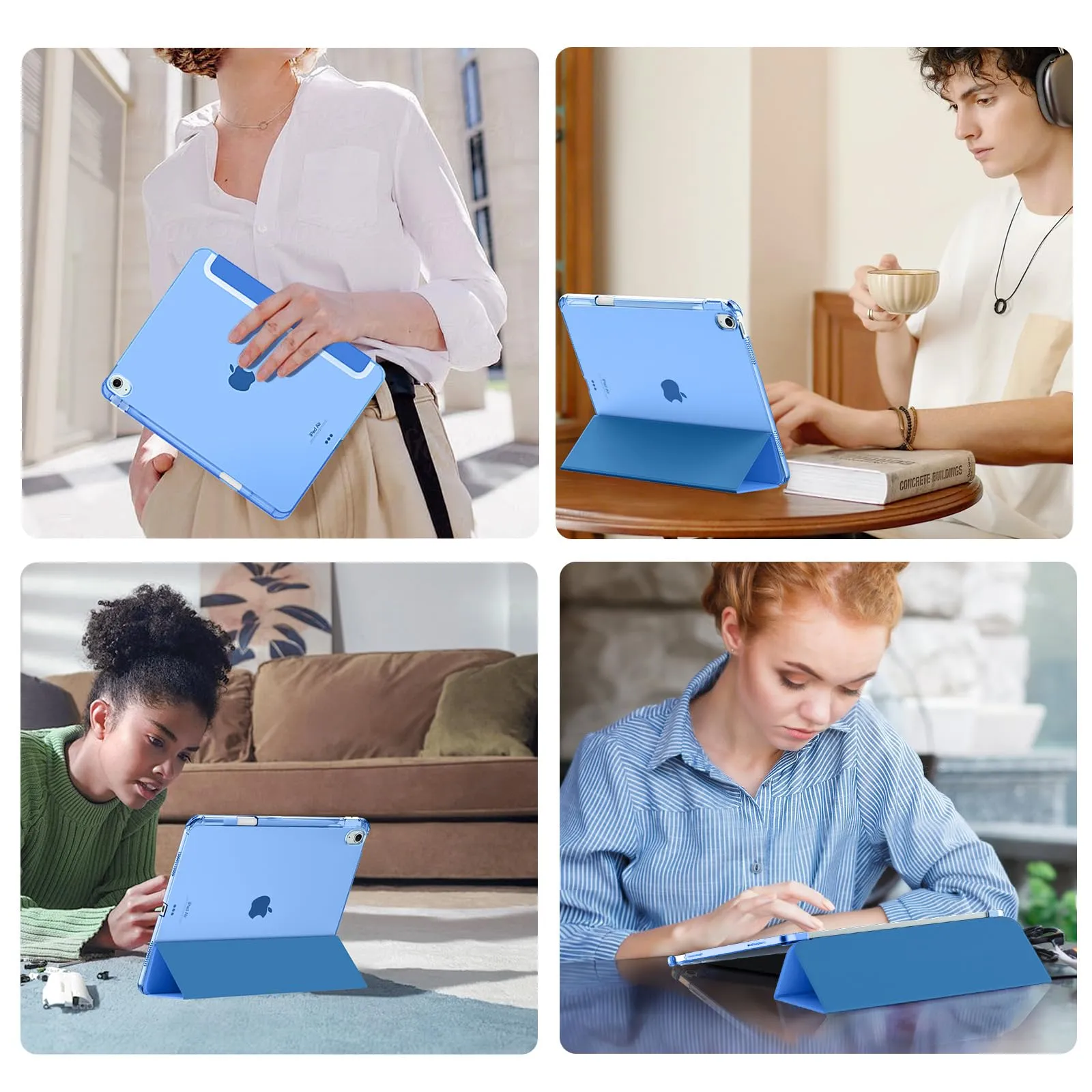 MoKo Cover per iPad Air 13 Pollici Case (M4/M3/M2) con Portapenna - immagine 9