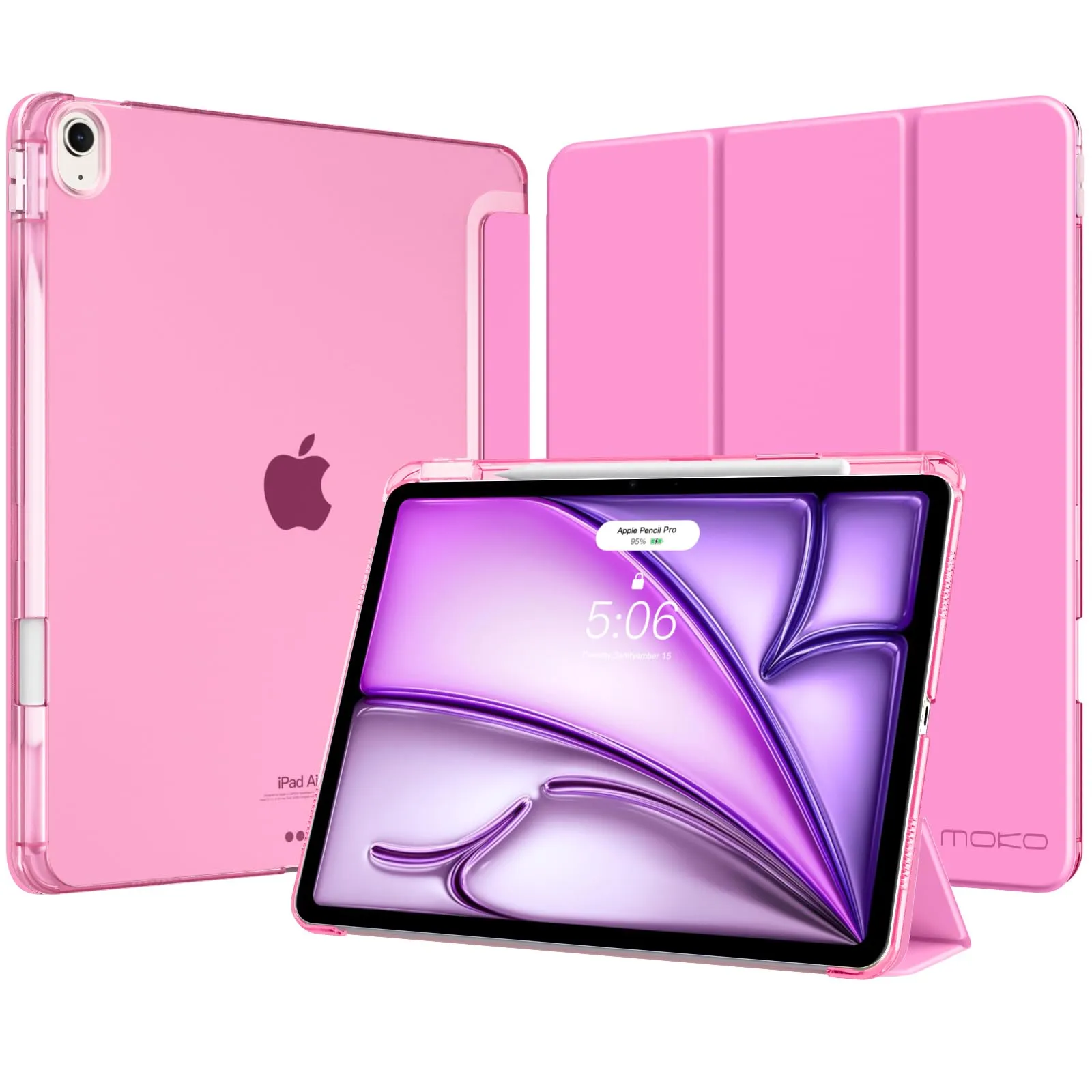 MoKo Cover per iPad Air 13 Pollici Case (M4/M3/M2) con Portapenna - immagine 1