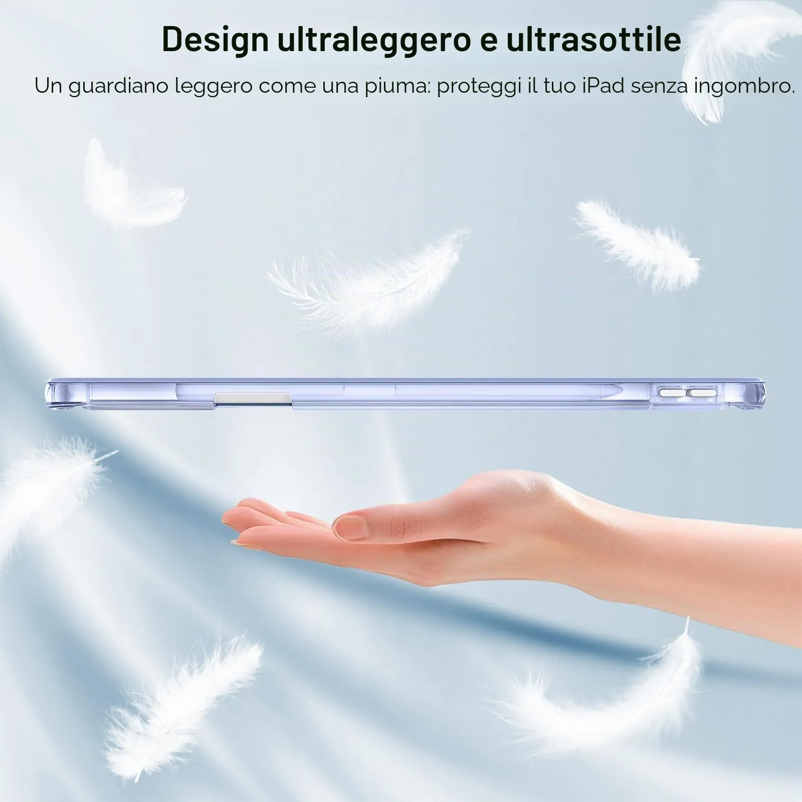 MoKo Cover per iPad Air 13 Pollici Case (M4/M3/M2) con Portapenna - immagine 8
