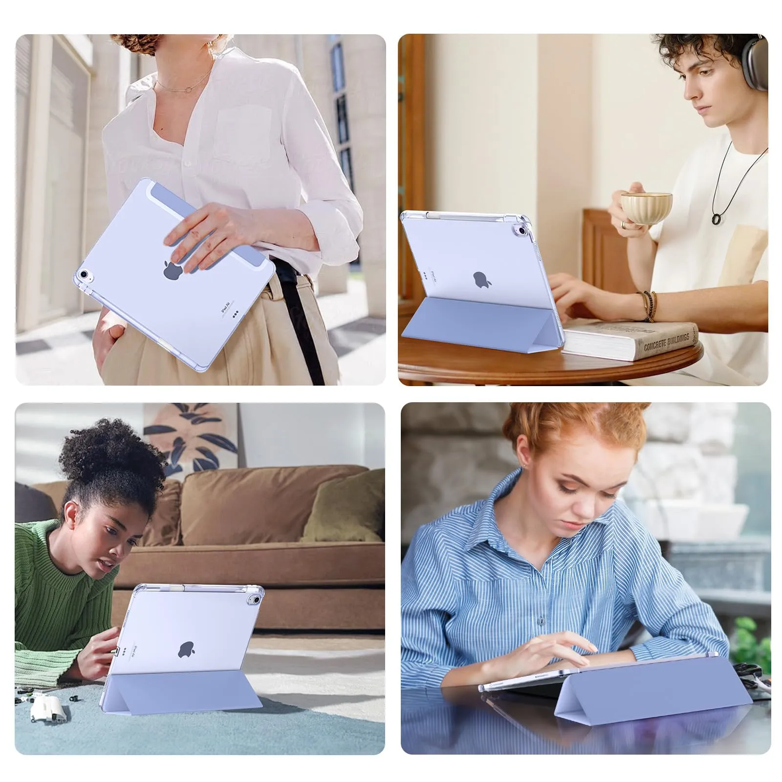 MoKo Cover per iPad Air 13 Pollici Case (M4/M3/M2) con Portapenna - immagine 9
