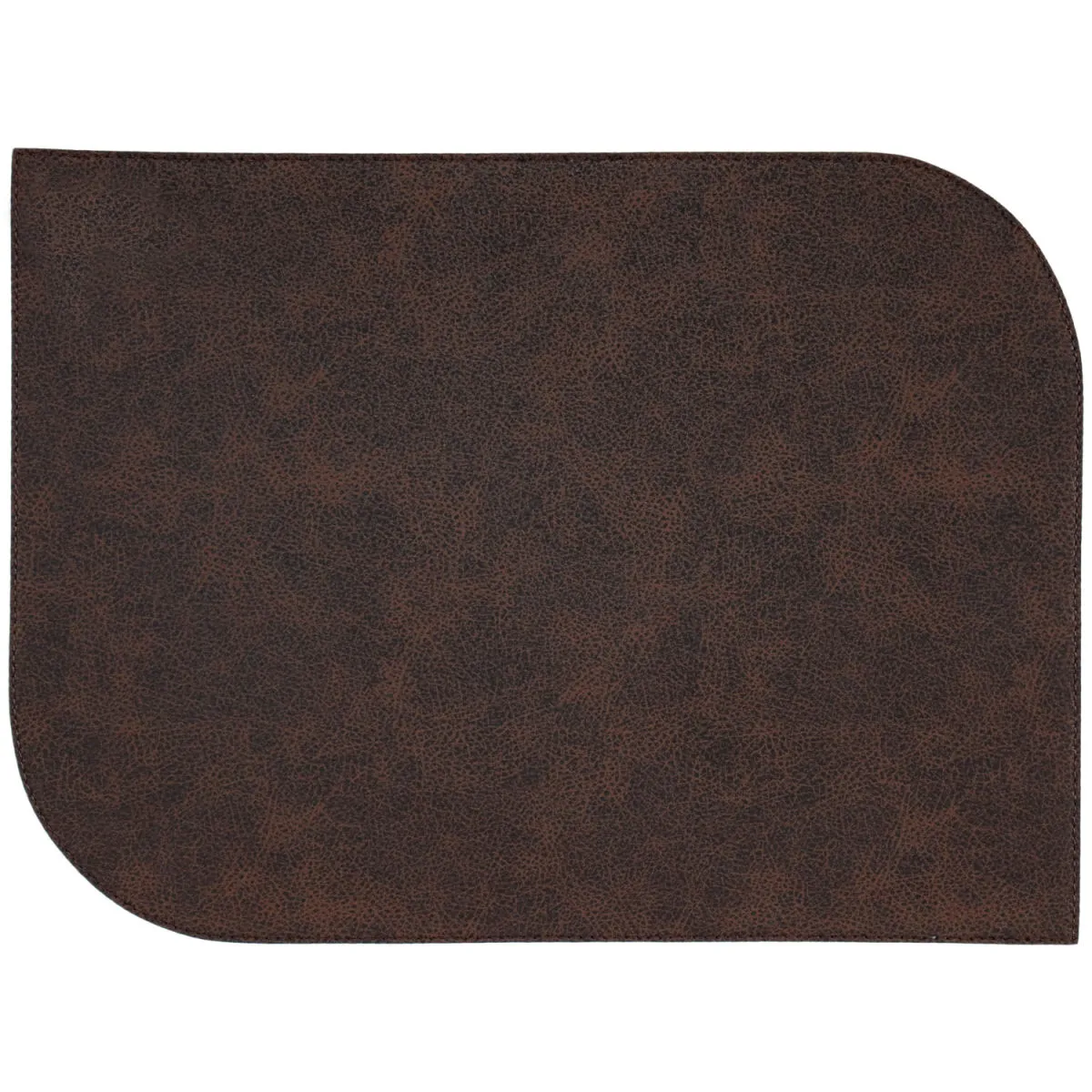6x ERWIN M. Tovaglietta americana Shana 2 angoli arrotondati; 32.5x44 cm (LxL); marrone/marrone ruggine; rettangolare; 6 pz. / Pacco - immagine 1