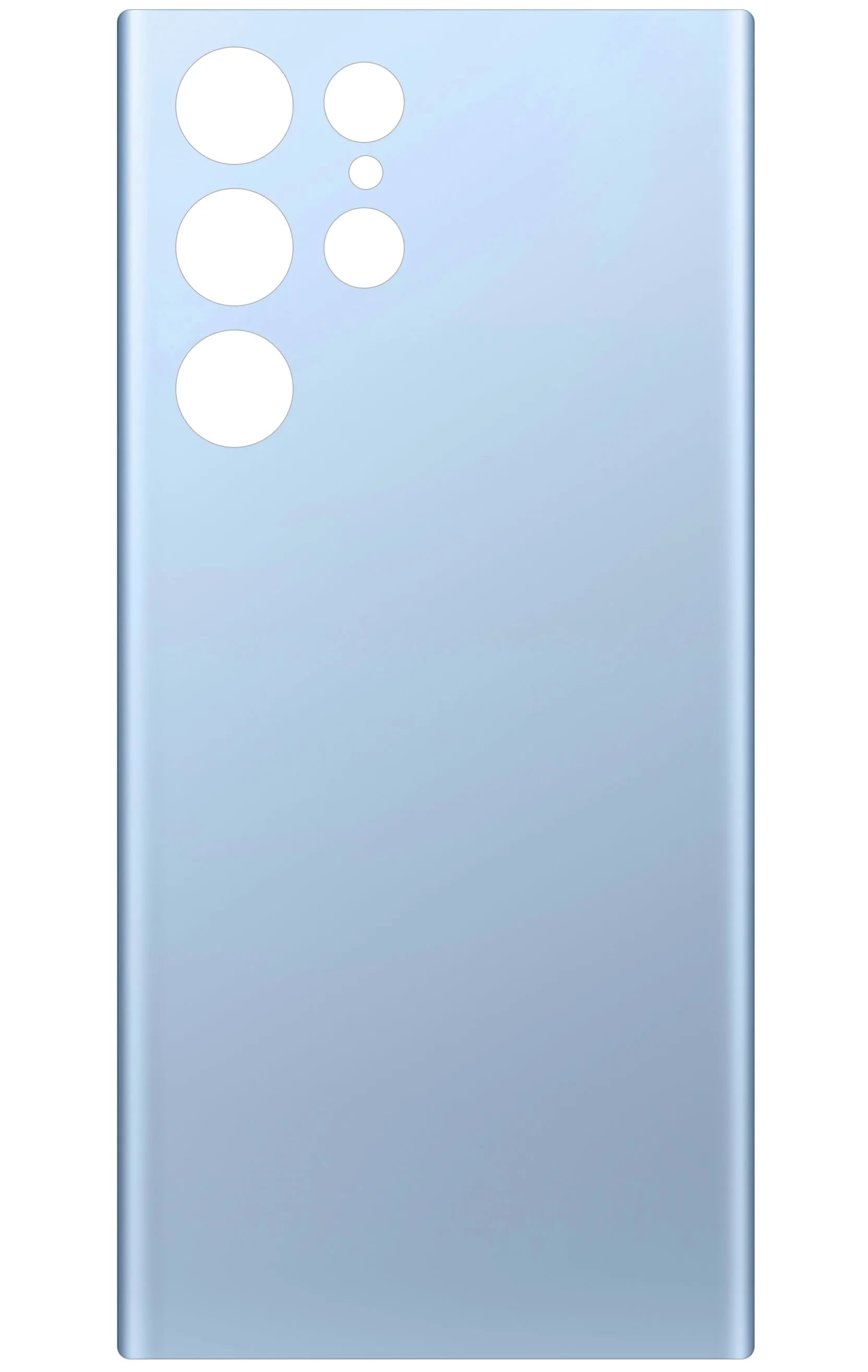 Copertura Batteria compatibile con Samsung Galaxy S22 Ultra 5G S908, Blu - immagine 1