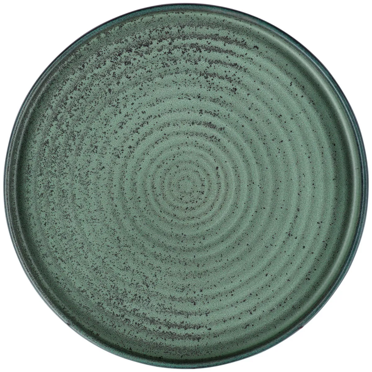 4x VEGA Piatto Snug con bordo alto; 1250 ml, 26x4.5 cm (ØxH); verde; rotonda; 4 pz. / Pacco - immagine 1
