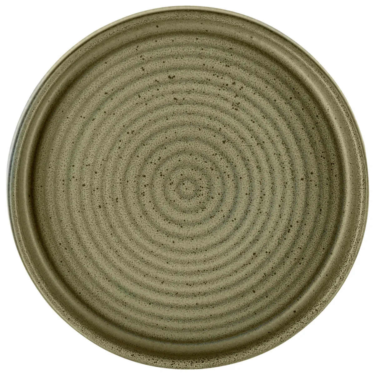 4x VEGA Piatto Snug con bordo alto; 250 ml, 13.5x3 cm (ØxH); verde oliva; rotonda; 4 pz. / Pacco - immagine 1