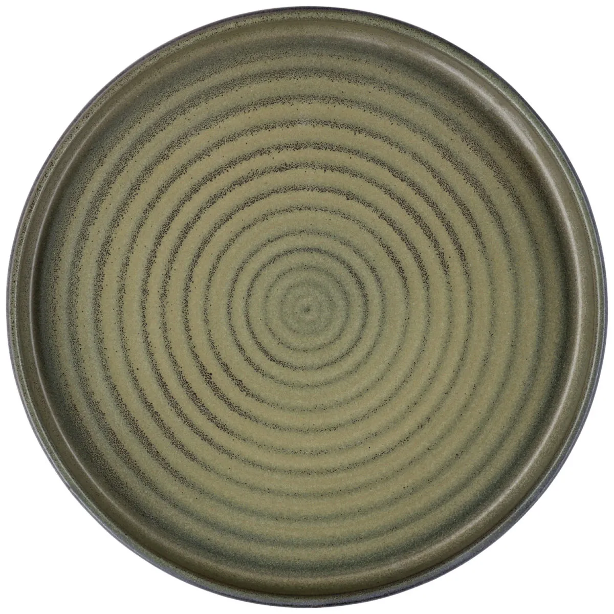 4x VEGA Piatto Snug con bordo alto; 750 ml, 20.5x4 cm (ØxH); verde oliva; rotonda; 4 pz. / Pacco - immagine 1