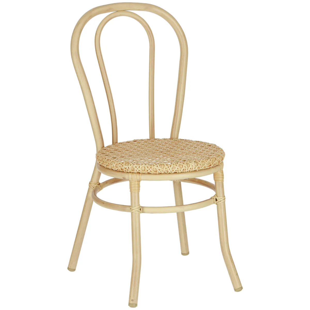 2x VEGA Sedia da esterno impilabile Gussago senza braccioli; 44x54x91 cm (LxPxH); naturale; 2 pz. / Pacco - immagine 1