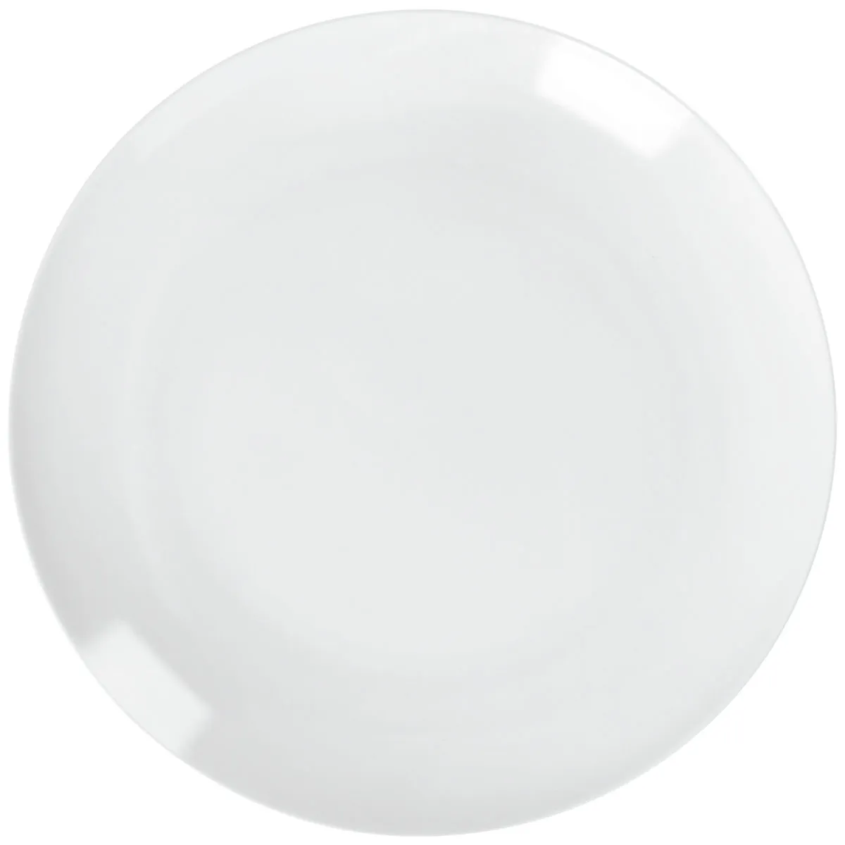 4x VEGA Piatto Wayne piano; 28x3 cm (ØxH); bianco; rotonda; 4 pz. / Pacco - immagine 1