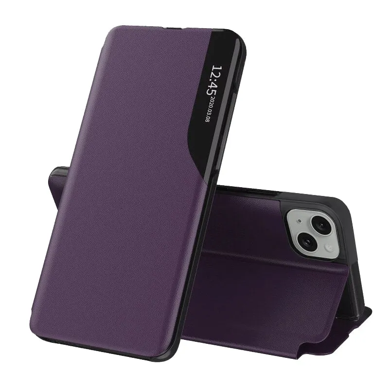 Custodia per Apple iPhone 15 Plus, Techsuit, eFold, Viola - immagine 1