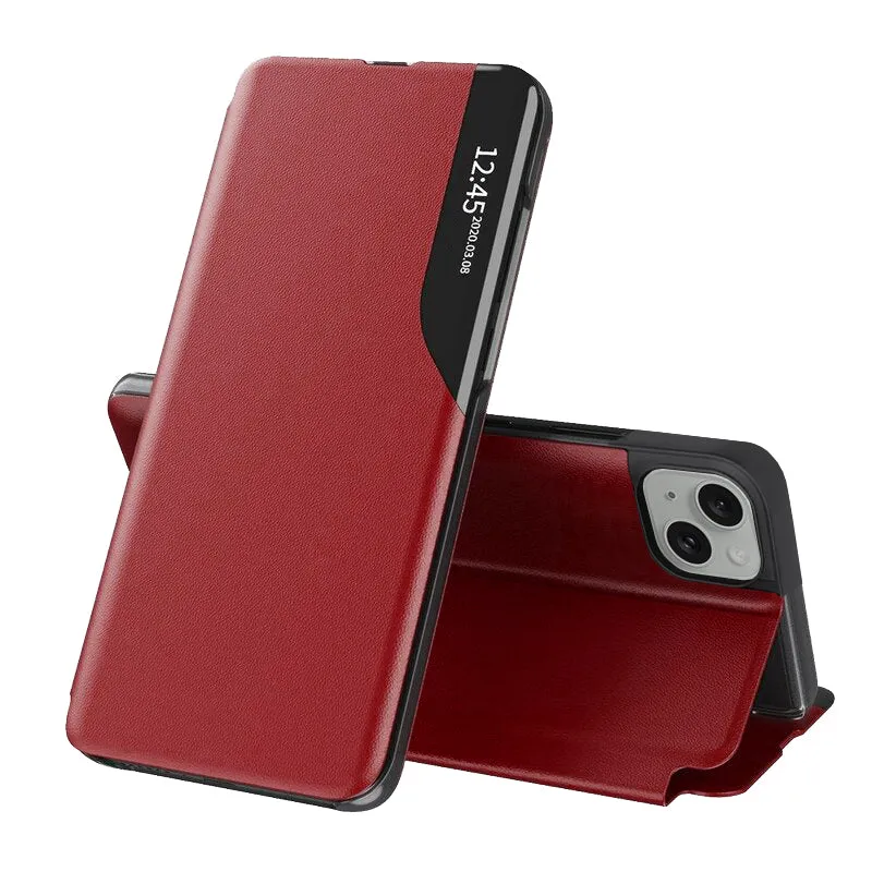 Custodia per Apple iPhone 15 Plus, Techsuit, eFold, Rossa - immagine 1