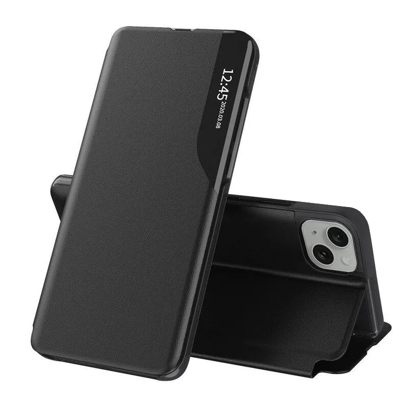Custodia per Apple iPhone 15 Plus, Techsuit, eFold, Nera - immagine 1