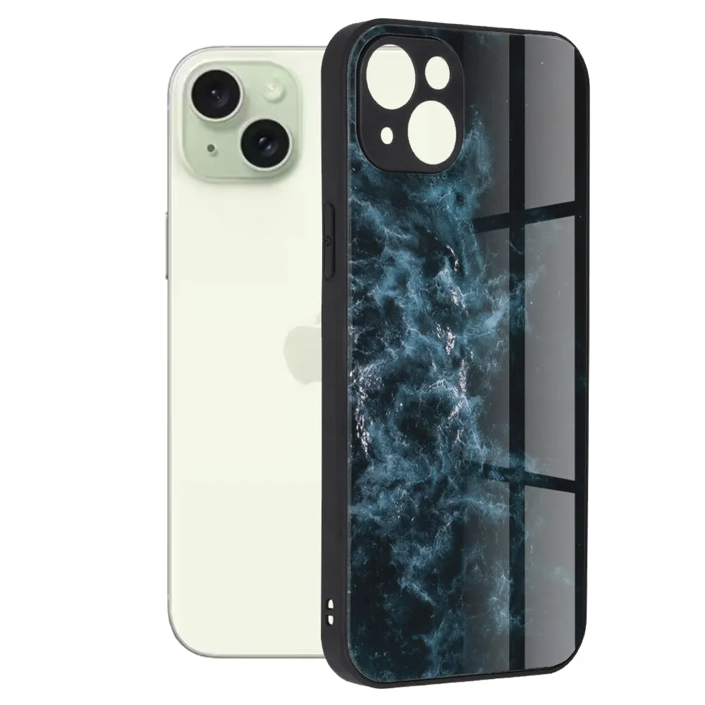 Custodia per Apple iPhone 15 Plus, Techsuit, Glaze, Blu - immagine 1