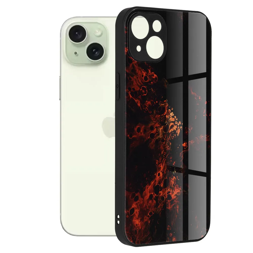 Custodia per Apple iPhone 15 Plus, Techsuit, Glaze, Rossa - immagine 1