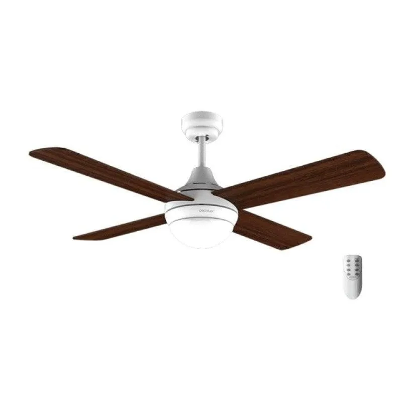 Ventilatore da soffitto Cecotec EnergySilence Aero 4250 Fresh LED 55W legno 4 pale - immagine 1