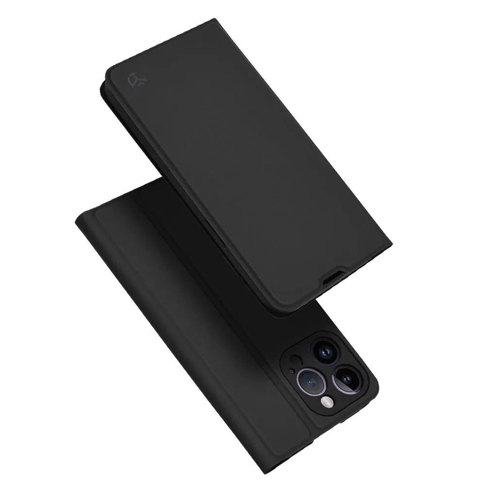 Custodia per Apple iPhone 14 Pro Max, Techsuit, Magskin Book, Nera - immagine 1