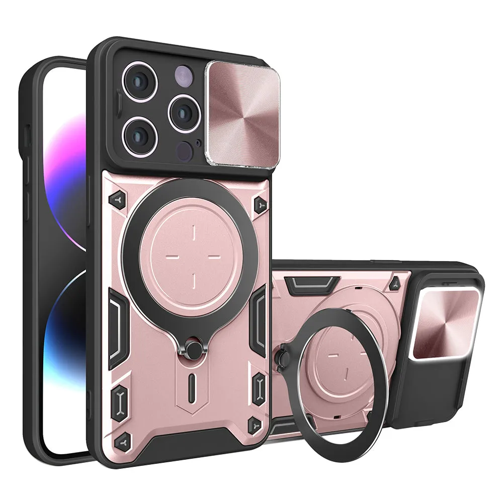 Custodia per Apple iPhone 14 Pro, Techsuit, CamGuard Pro, Rosa Dorato - immagine 1