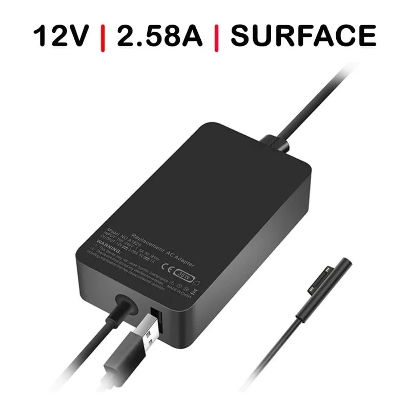Caricatore per laptop Microsoft Surface Pro 3 con USB aggiuntivo - immagine 1
