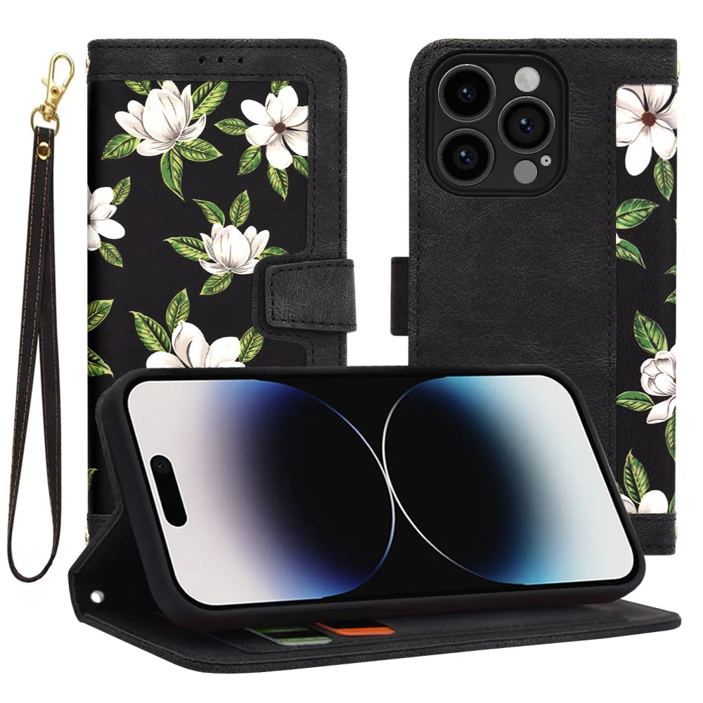 Custodia per Apple iPhone 14 Pro, Techsuit, FlipCraft, Nera - immagine 1