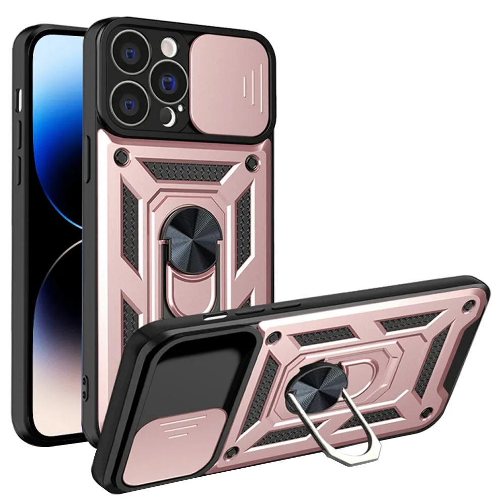 Custodia per Apple iPhone 14 Pro, Techsuit, CamShield, Rosa - immagine 1