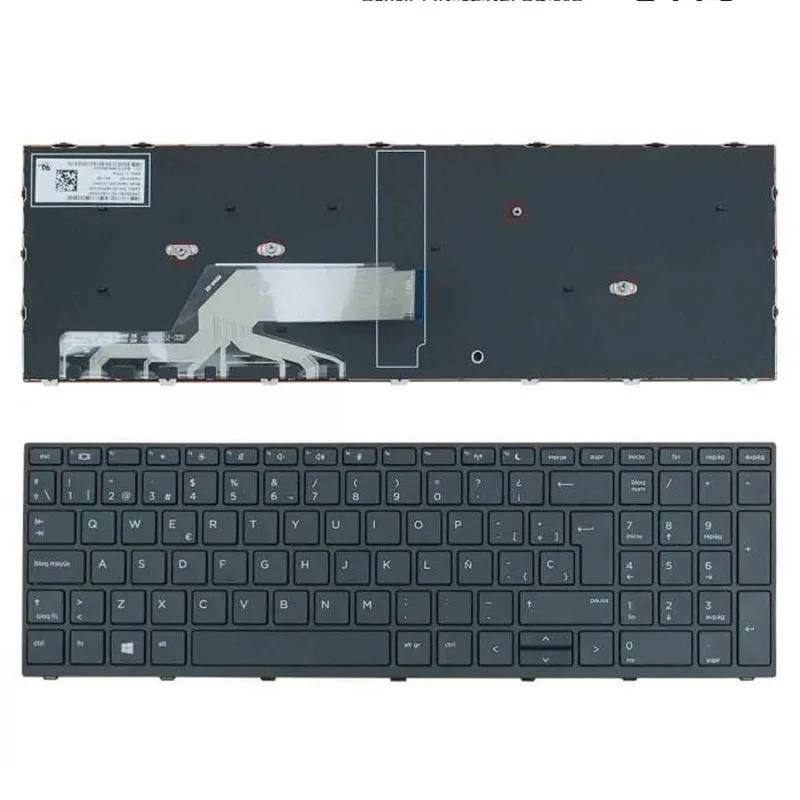 Tastiera per laptop Hp Probook 450 G5 455 G5 470 G5 L01028-001 nera con cornice - immagine 1