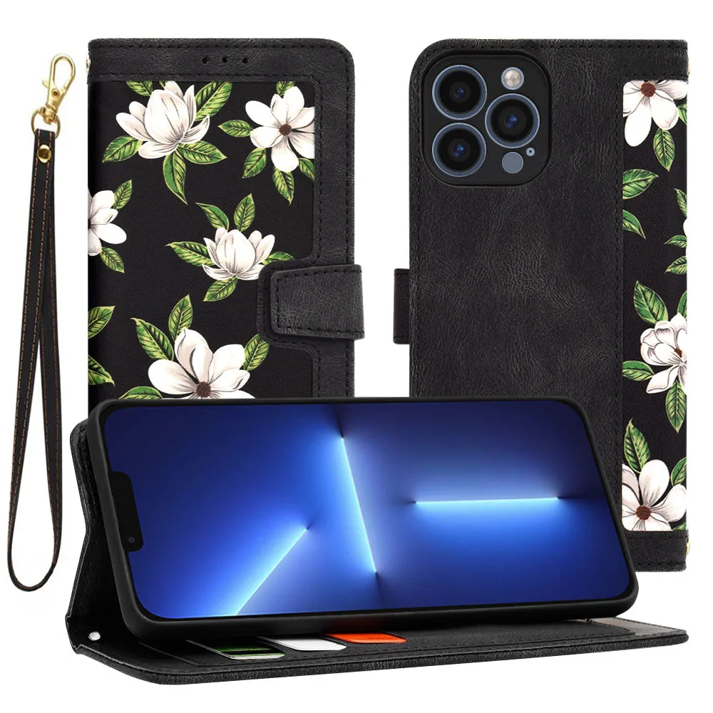 Custodia per Apple iPhone 13 Pro Max, Techsuit, FlipCraft, Nera - immagine 1