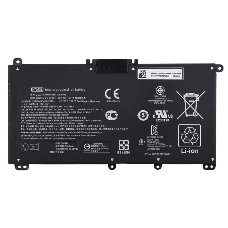 Batteria per portatile Hp 240 G7 245 G7 250 G7 255 G7 15-cs 17-by Ht03xl - immagine 1