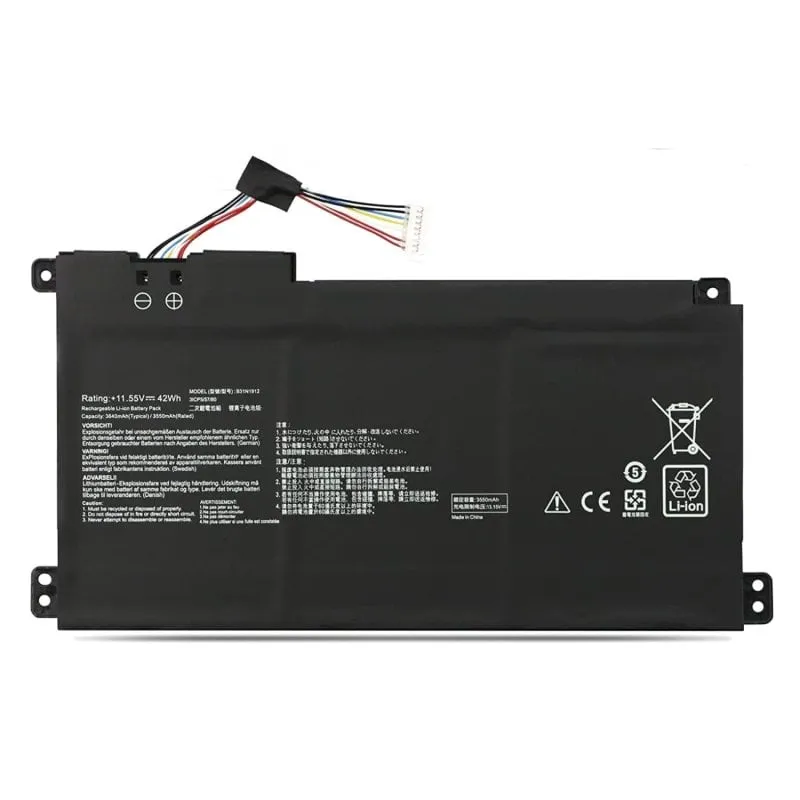 Batteria per portatile Asus Vivobook 14 E410ma L410ma E410ka E510ma B31n1912 C31n1912 - immagine 1