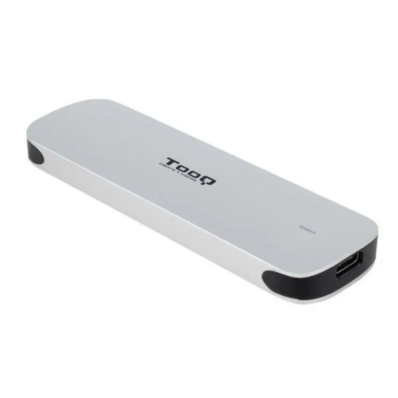 TooQ TQE-2202S contenitore di unità di archiviazione Box esterno SSD Argento M.2 - immagine 1