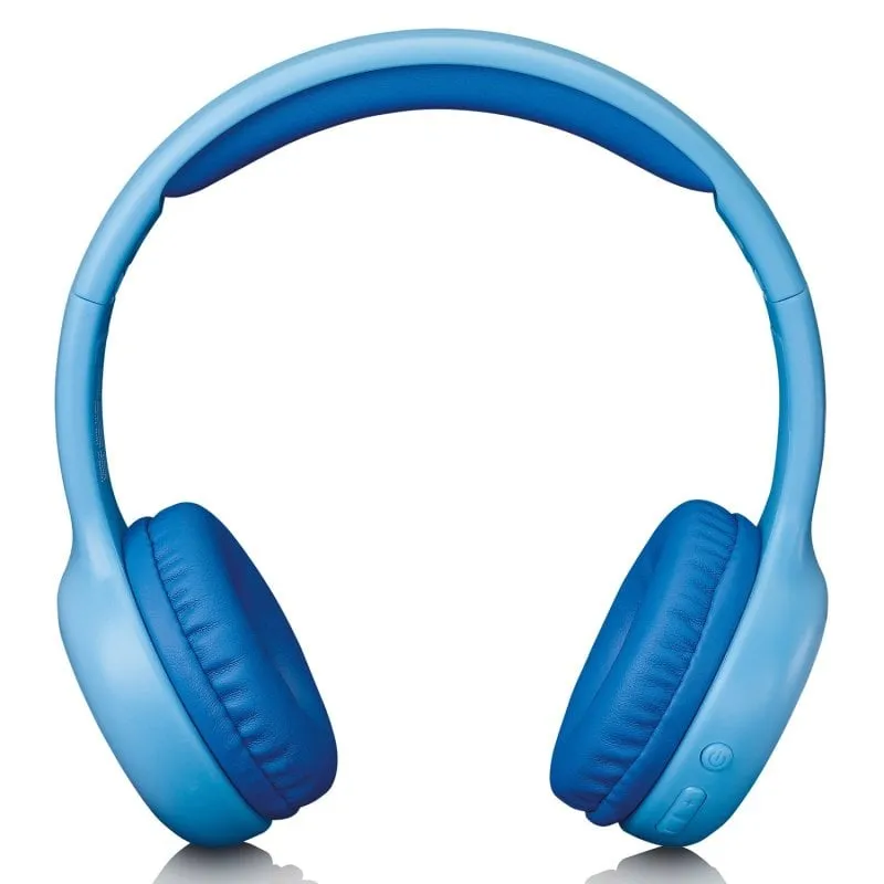 Lenco HPB-110 Kids Kopfhörer BT blau 85DB Limite akku stickers Auricolare Con cavo e senza cavo A Padiglione Micro-USB Bluetooth Blu - immagine 1