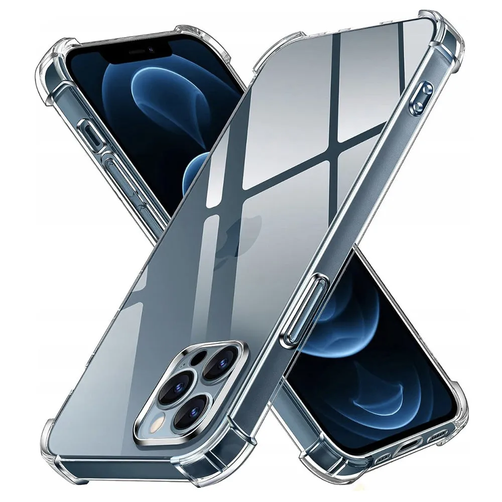 Custodia per Apple iPhone 12 Pro Max, Techsuit, Shockproof Clear, Trasparente - immagine 1