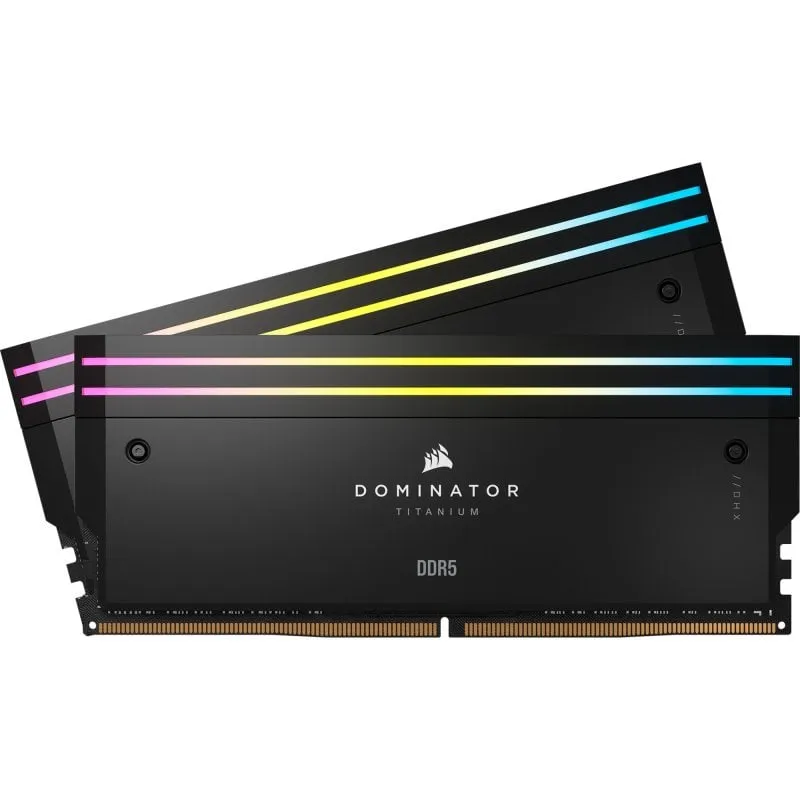 Corsair Dominator Titanium DDR5 6400 MHz 32 GB 2x16 GB CL32 XMP Nero - immagine 1