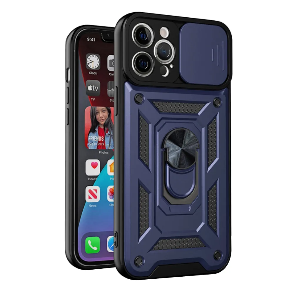 Custodia per Apple iPhone 12 Pro, Techsuit, CamShield, Blu - immagine 1