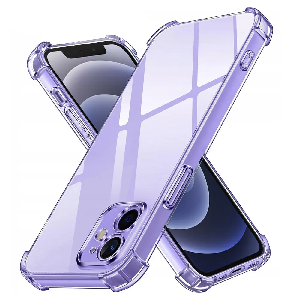 Custodia per Apple iPhone 12, Techsuit, Shockproof Clear, Trasparente - immagine 1