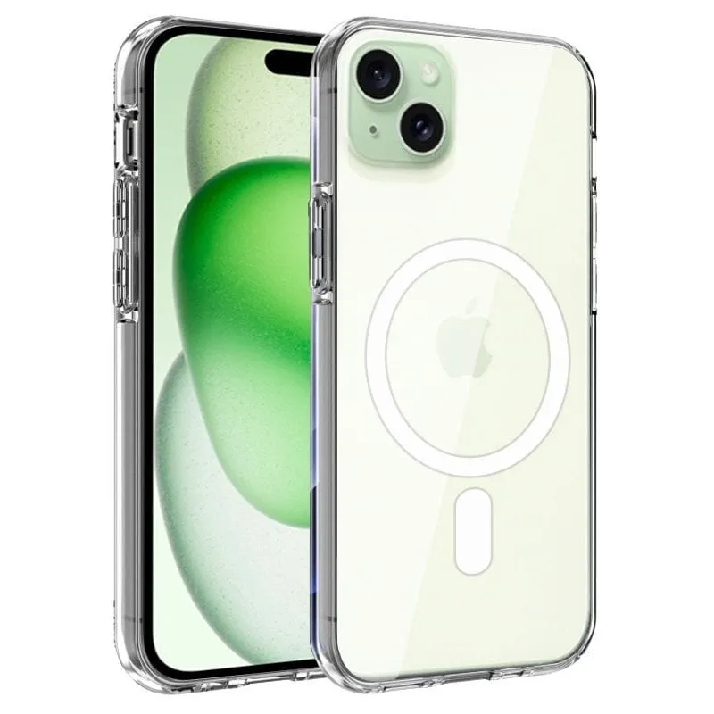 Fantastica custodia magnetica trasparente per iPhone 15 Plus - immagine 1