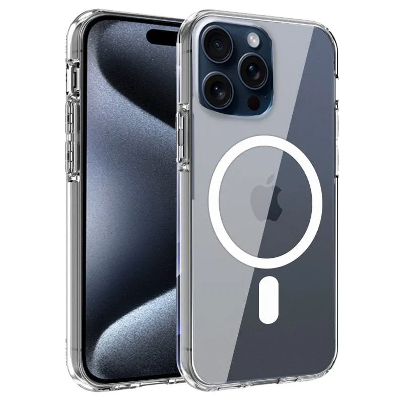 Fantastica custodia magnetica trasparente per iPhone 15 Pro - immagine 1