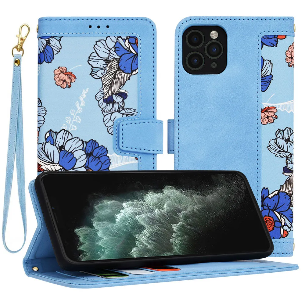 Custodia per Apple iPhone 11 Pro Max, Techsuit, FlipCraft, Blu - immagine 1