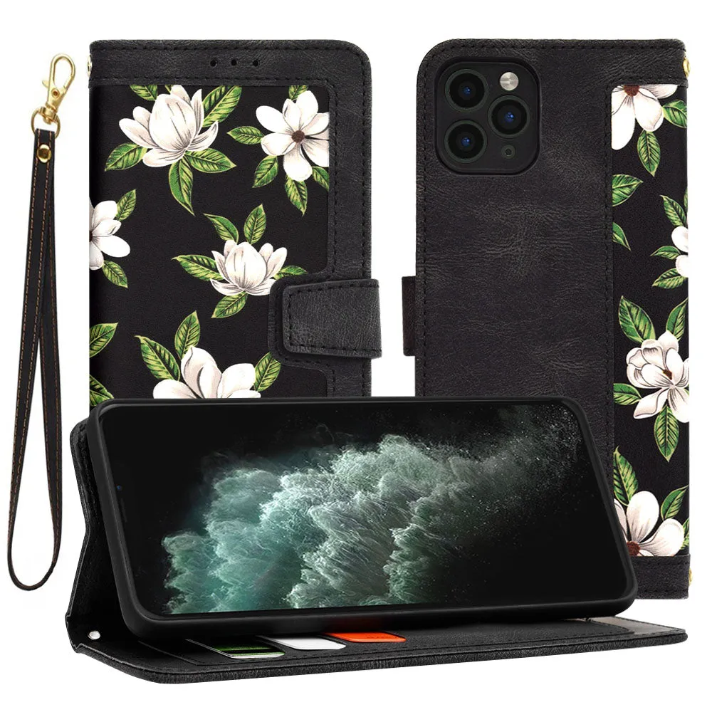 Custodia per Apple iPhone 11 Pro Max, Techsuit, FlipCraft, Nera - immagine 1