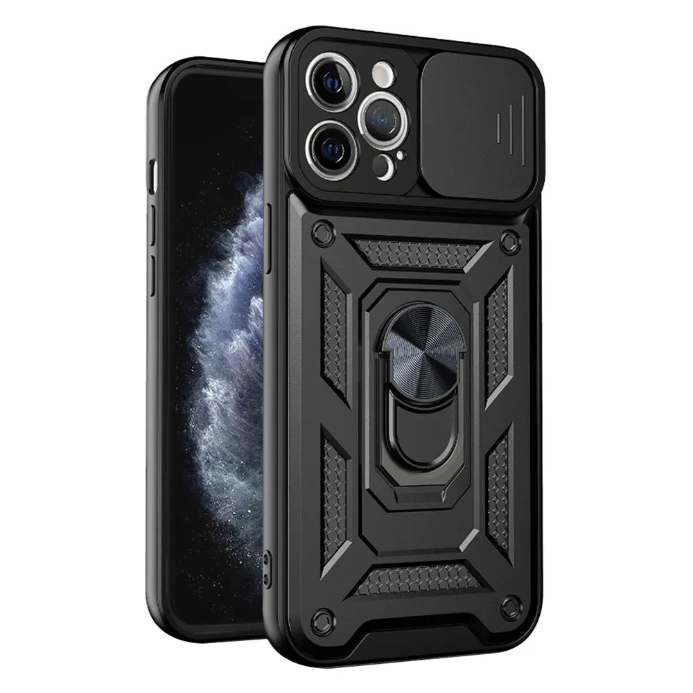 Custodia per Apple iPhone 11 Pro Max, Techsuit, CamShield, Nera - immagine 1