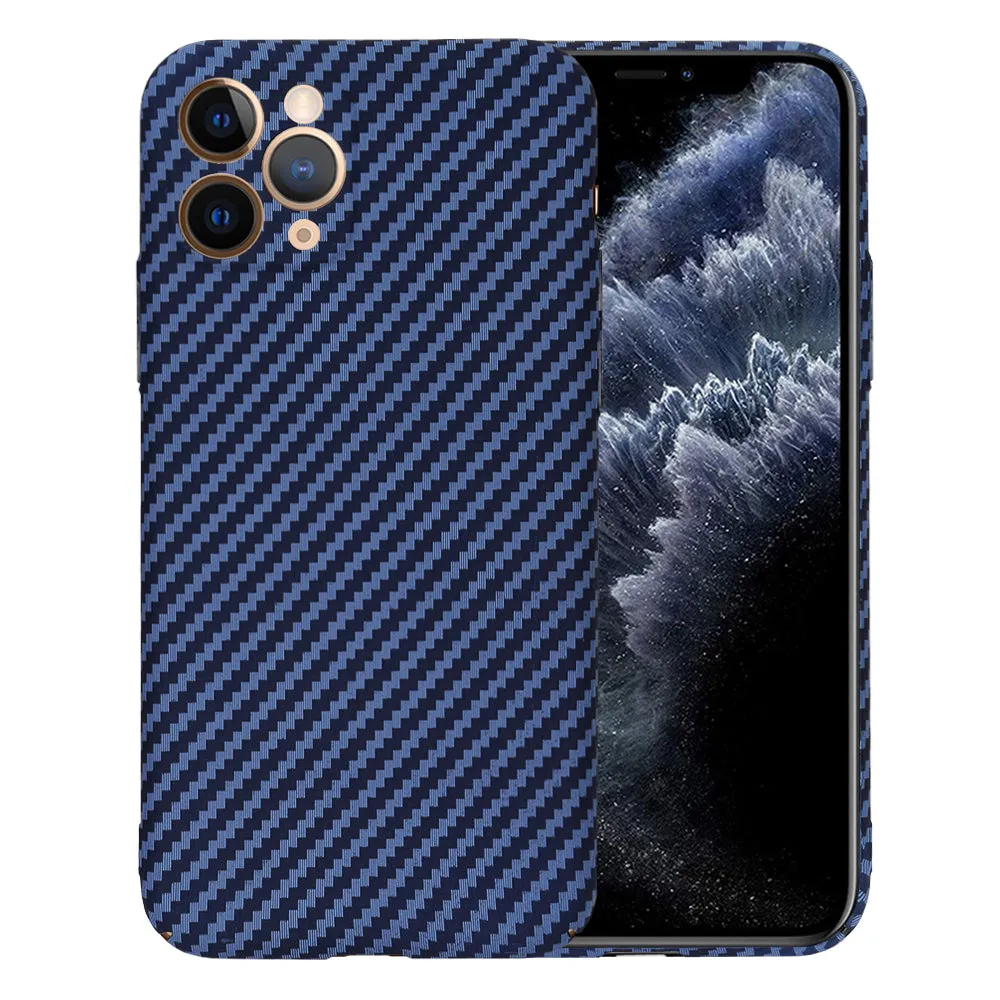 Custodia per Apple iPhone 11 Pro, Techsuit, Carbonite FiberShell, Turchese - immagine 1