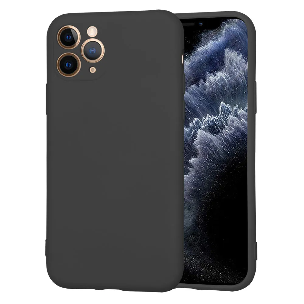 Custodia per Apple iPhone 11 Pro, Techsuit, SoftFlex, Nera - immagine 1