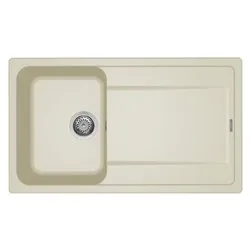 Lavello 1 vasca (86x50cm) LIFE 400 Bianco antico Opaco LG240062 - immagine 1
