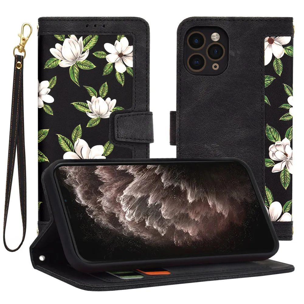 Custodia per Apple iPhone 11 Pro, Techsuit, FlipCraft, Nera - immagine 1
