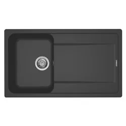 Lavello 1 vasca (86x50cm) LIFE 400 Antracite Opaco LG240059 - immagine 1