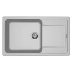 Lavello 1 vasca (86x50cm) LIFE 410 Nuvola Opaco LM241079 - immagine 1
