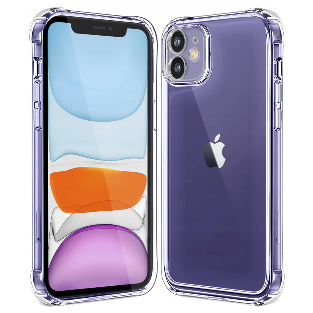 Custodia per Apple iPhone 11, Techsuit, Shockproof Clear, Trasparente - immagine 1